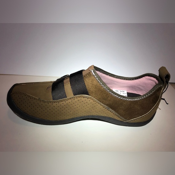 Dexter Slip on Comfort shoes size 6.5 women, velcro straps, brown, nwt, with box - Picture 7 of 12